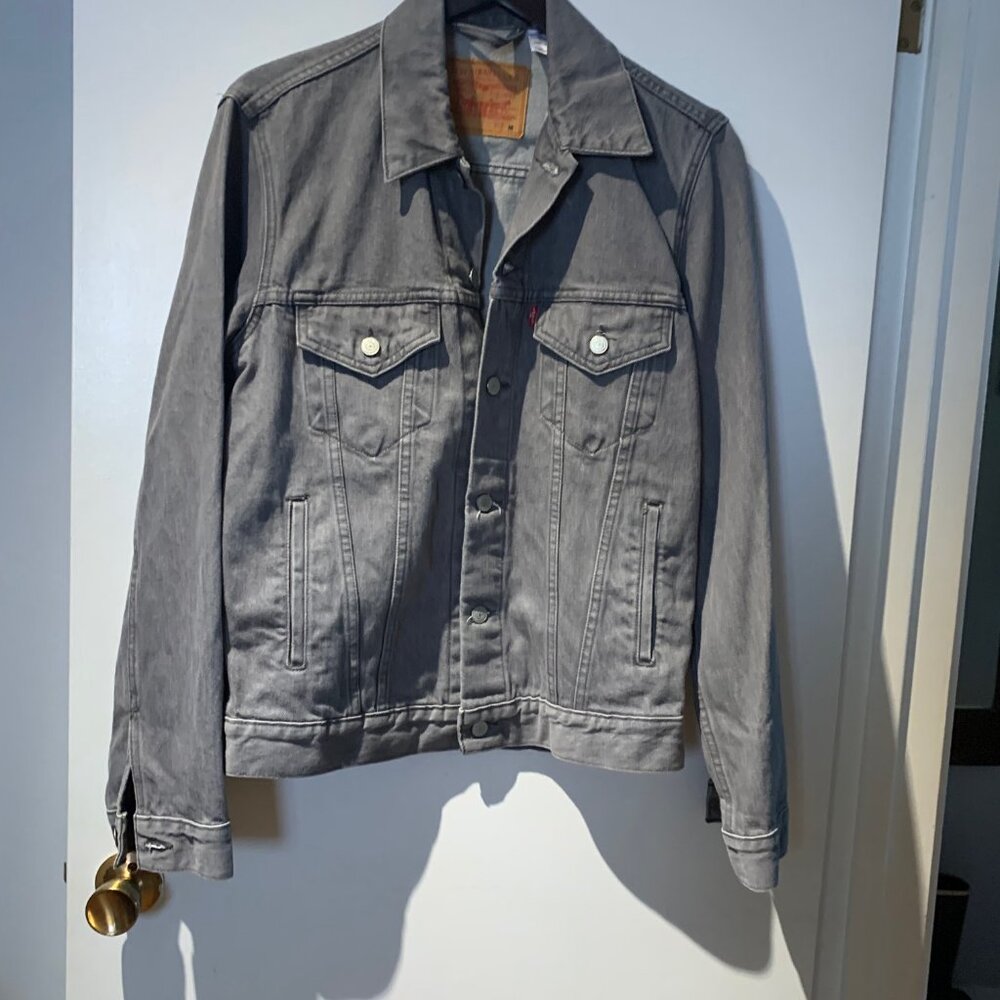 Grey Levis Trucker Jacket